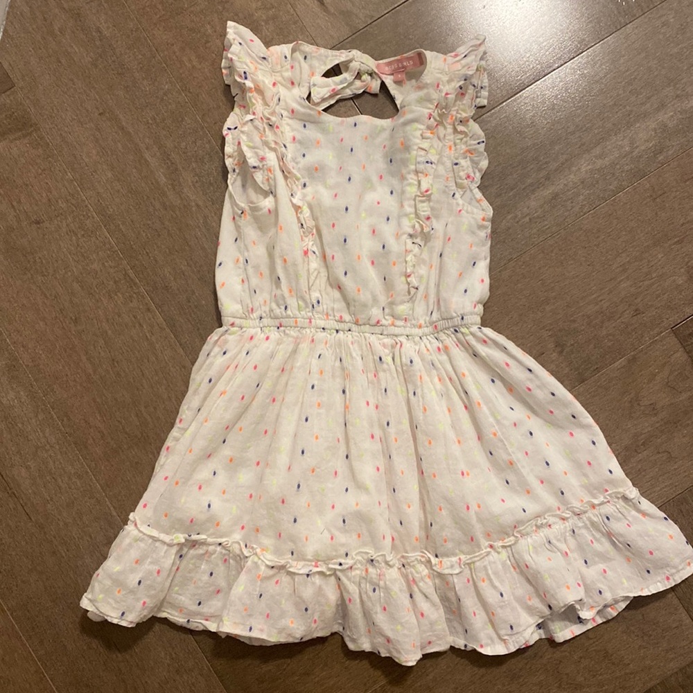 Neon dot BCBG girls toddler dress. Worn once!